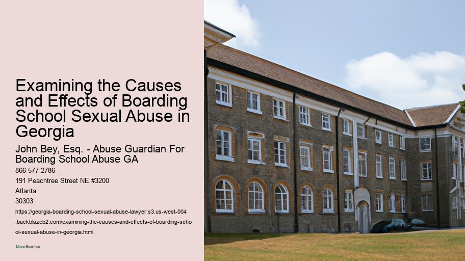 Examining the Causes and Effects of Boarding School Sexual Abuse in Georgia 