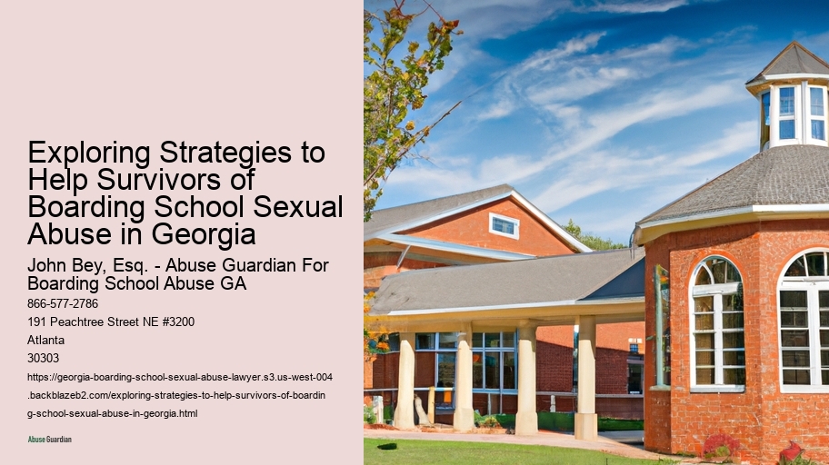 Exploring Strategies to Help Survivors of Boarding School Sexual Abuse in Georgia 
