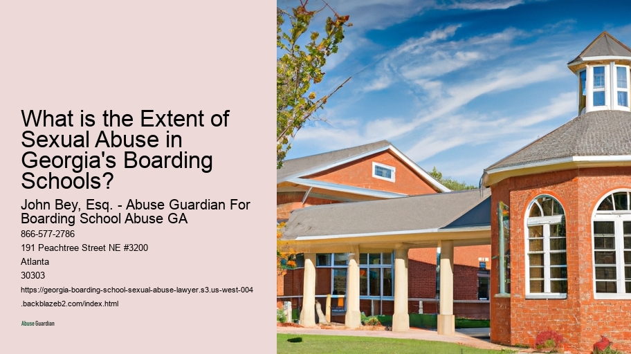 What is the Extent of Sexual Abuse in Georgia's Boarding Schools? 