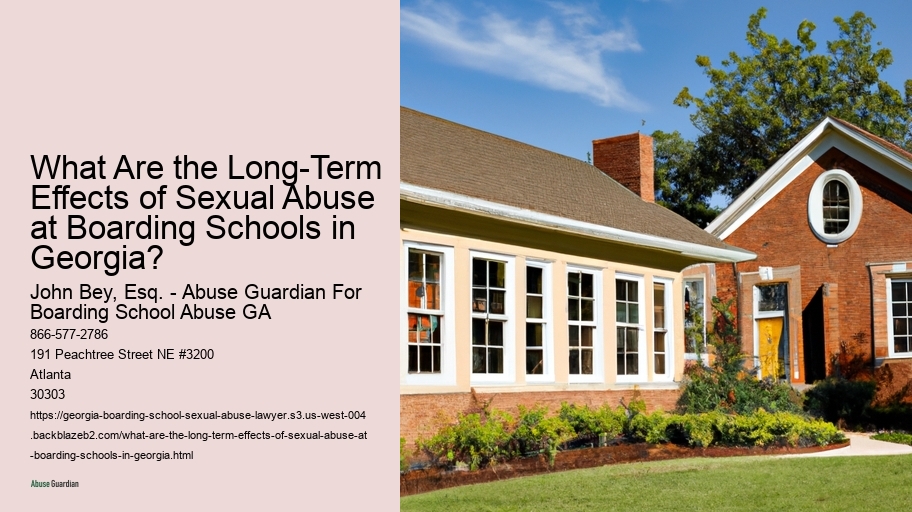 What Are the Long-Term Effects of Sexual Abuse at Boarding Schools in Georgia? 